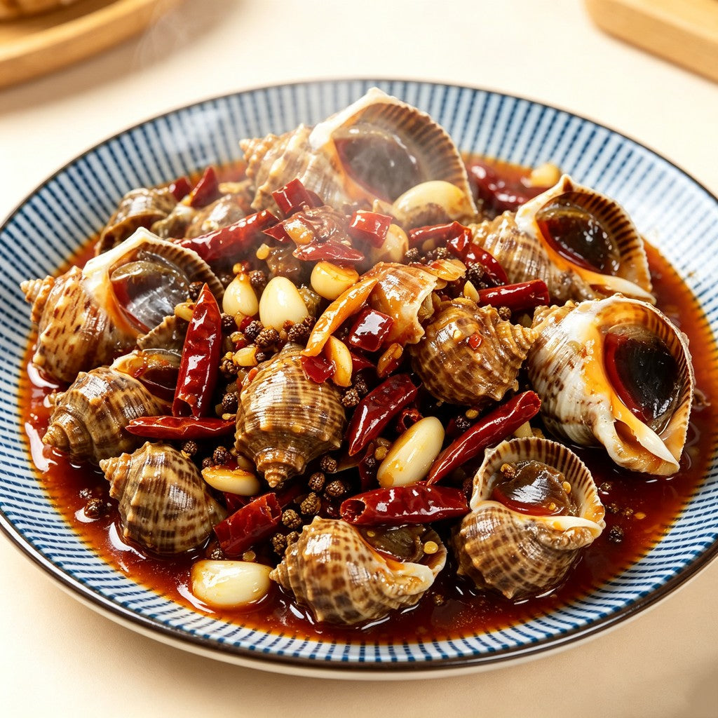 Whole sea whelks in shell - view 2